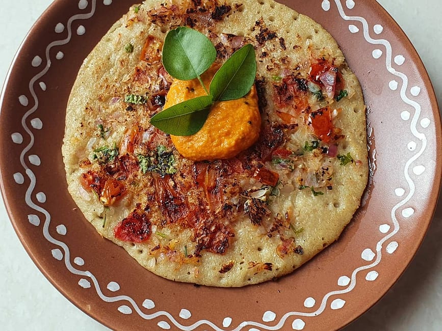 Start the day “The South Indian” way with Rava Uttapam SHUDHAHAR RECIPES